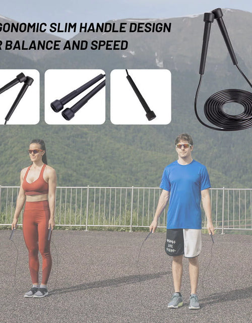 Load image into Gallery viewer, Jump Rope with Small Handle PVC Jump Rope for Cardio Fitness, Versatile Jump Rope for Both Kids and Adults

