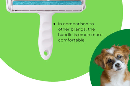 Reusable Dog Cat Pet Hair Remover Roller for Furniture, Couch, Carpet, Car Seat