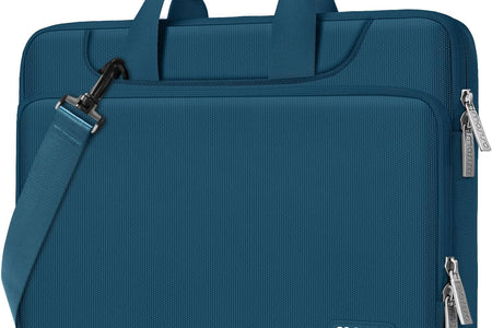 360 Protective Laptop Shoulder Bag Compatible with Macbook Pro 16 Inch 2021 2022 M1 A2485/2019-2020 A2141/Pro 15 A1398, 15-15.6 Inch Notebook, Matching Color Sleeve with Belt, Hunter Green