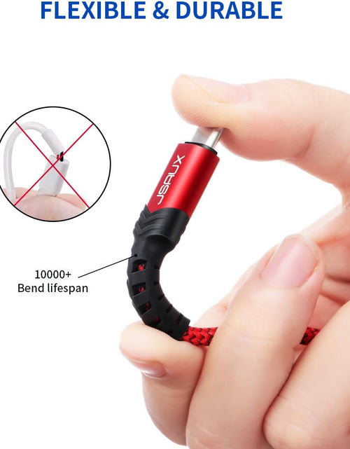 Load image into Gallery viewer, USB C to USB Adapter,  [0.5Ft 2 Pack] Type C 3.0 OTG Cable on the Go Type C Male to USB a Female Adapter Compatible with Macbook Pro 2018 2017,Samsung Galaxy S20 S20+ Ultra S8 S9 Note 10 -Red
