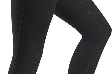 2 Pack High Waist Yoga Pants with Pockets, Tummy Control Workout Running Yoga Leggings for Women