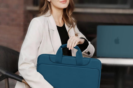 360 Protective Laptop Shoulder Bag Compatible with Macbook Pro 16 Inch 2021 2022 M1 A2485/2019-2020 A2141/Pro 15 A1398, 15-15.6 Inch Notebook, Matching Color Sleeve with Belt, Hunter Green