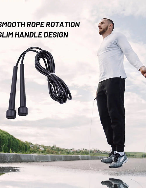 Load image into Gallery viewer, Jump Rope with Small Handle PVC Jump Rope for Cardio Fitness, Versatile Jump Rope for Both Kids and Adults
